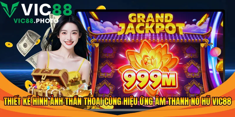 Thiết kế hình ảnh thần thoại cùng hiệu ứng âm thanh nổ hũ Vic88